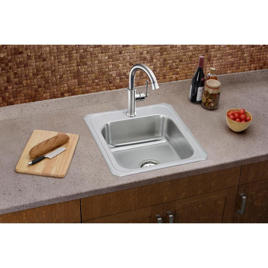 Elkay Single Basin Drop In Stainless Steel Kitchen Sink