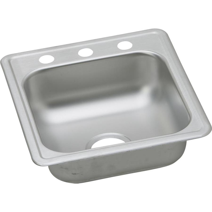 Elkay Single Basin Drop In Stainless Steel Kitchen Sink