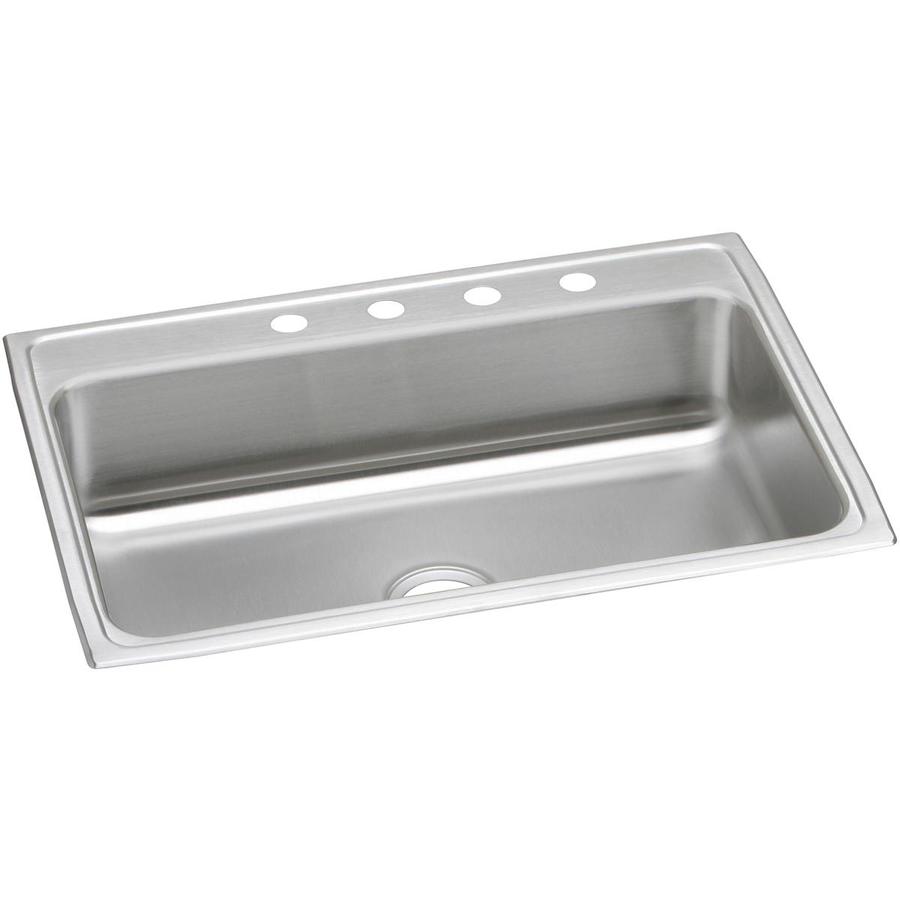 Elkay Single Basin Drop In Stainless Steel Kitchen Sink