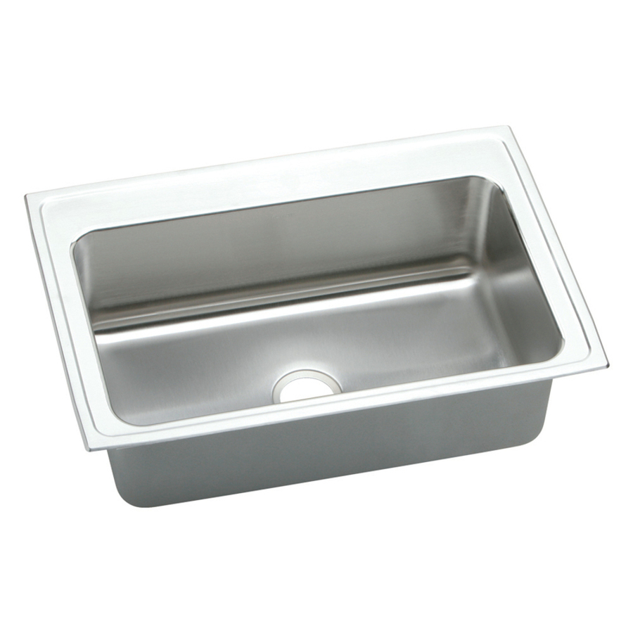 Elkay Single Basin Drop In Stainless Steel Kitchen Sink