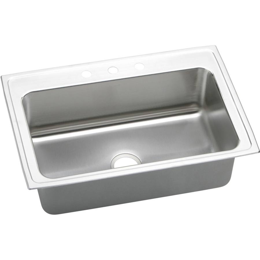 Elkay Single Basin Drop In Stainless Steel Kitchen Sink