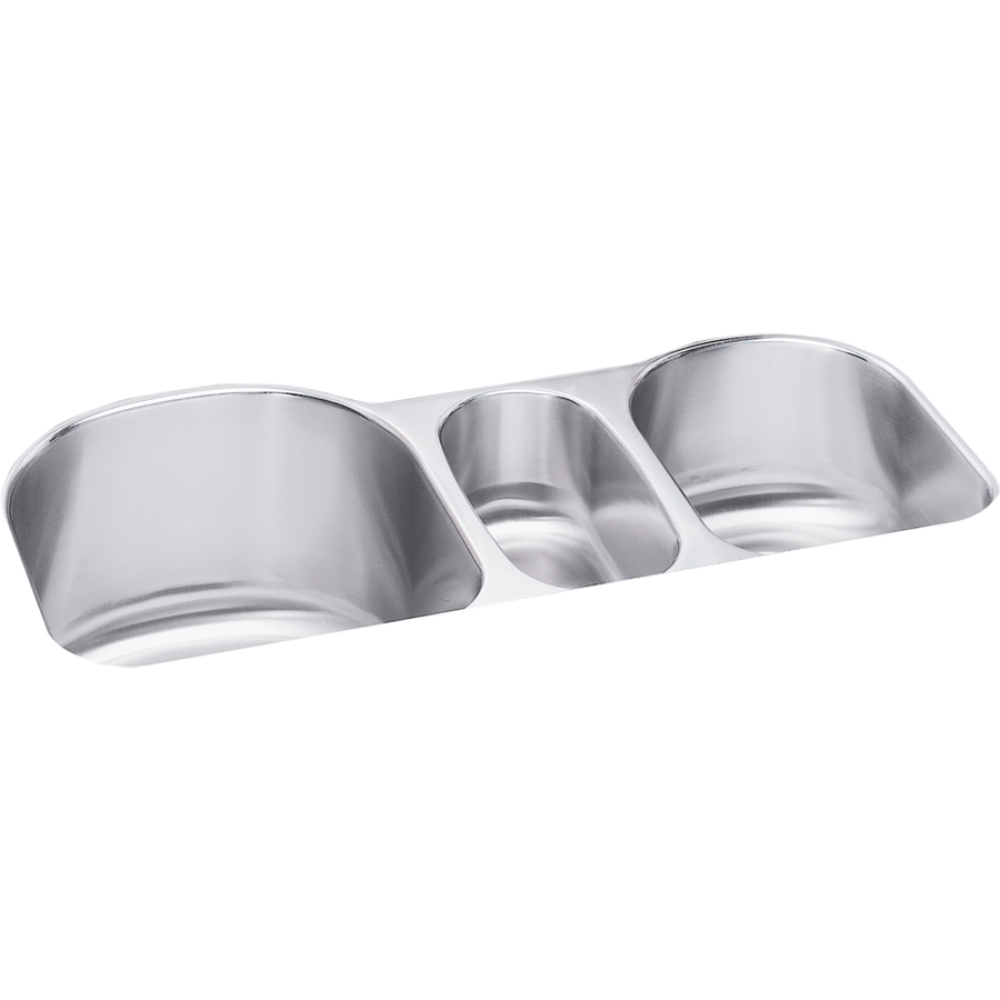 Elkay Triple Basin Undermount Stainless Steel Kitchen Sink