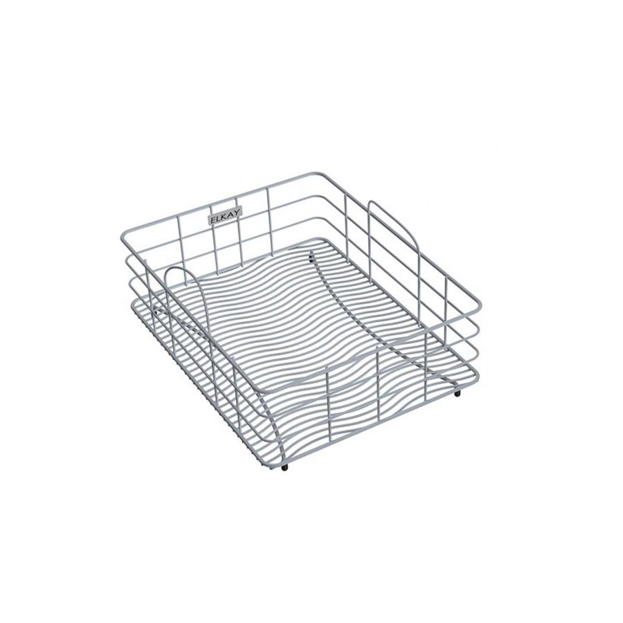 Elkay 14.7 in W x 16.225 in L x 6.26 in H Metal Dish Rack and Drip Tray