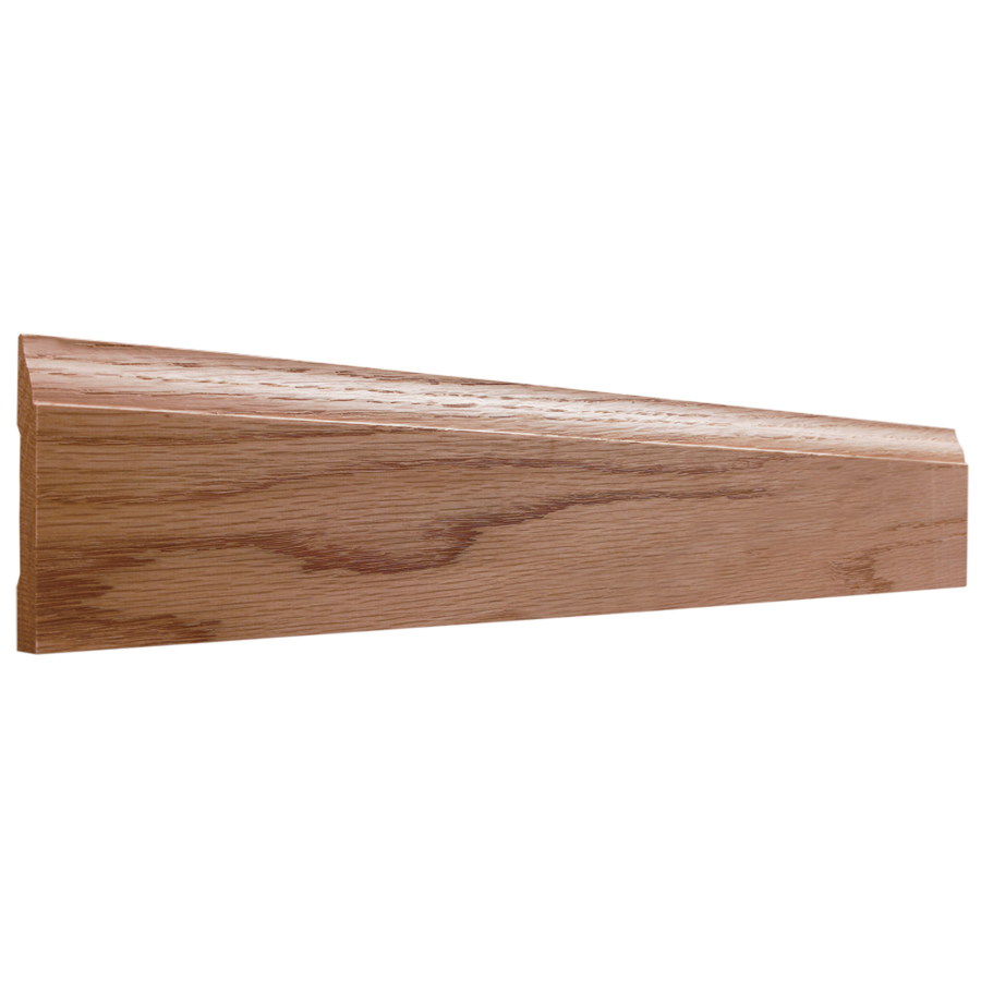 Lowe S 3 8 In X 2 3 4 In X 12 Ft Unfinished Oak Baseboard Moulding In Brown L 634 12 Oaksl Sportspyder