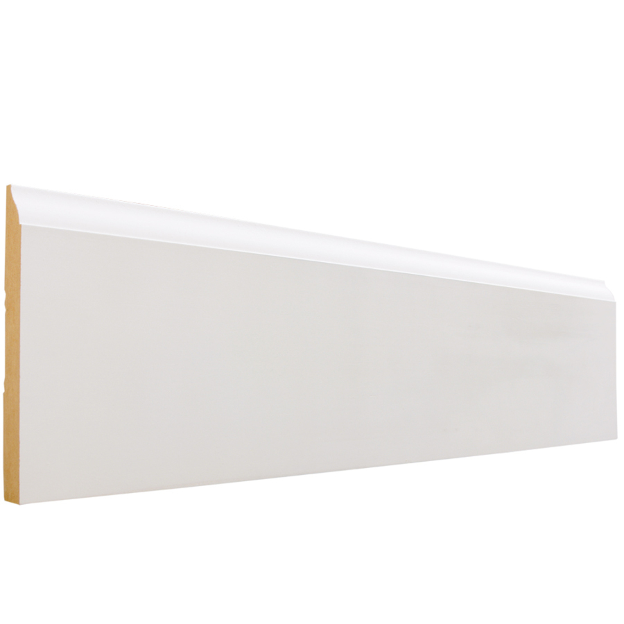 Shop EverTrue 1/2 in x 4 1/4 in x 12 ft Primed MDF Base Moulding 