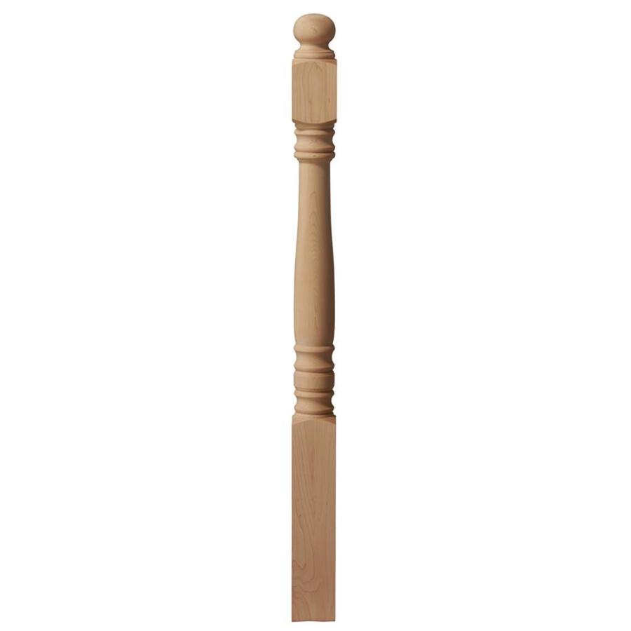 Creative Stair Parts Maple Starting Interior Stair Newel Post (Common 48 in; Actual 48 in)