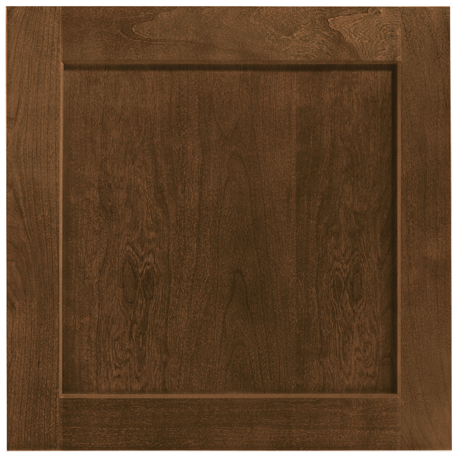 Shenandoah Breckenridge 14.5 in x 14.56 in Spice Cherry Square Cabinet Sample