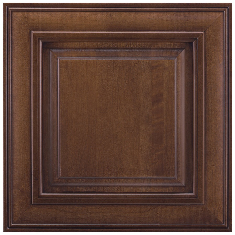 Shenandoah Mckinley 14.5 in x 14.56 in Chocolate Glaze Cherry Square Cabinet Sample