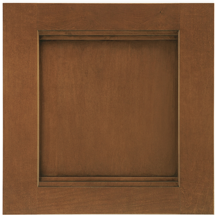 Shenandoah Solana 14.5 in x 14.56 in Auburn Glaze Maple Square Cabinet Sample