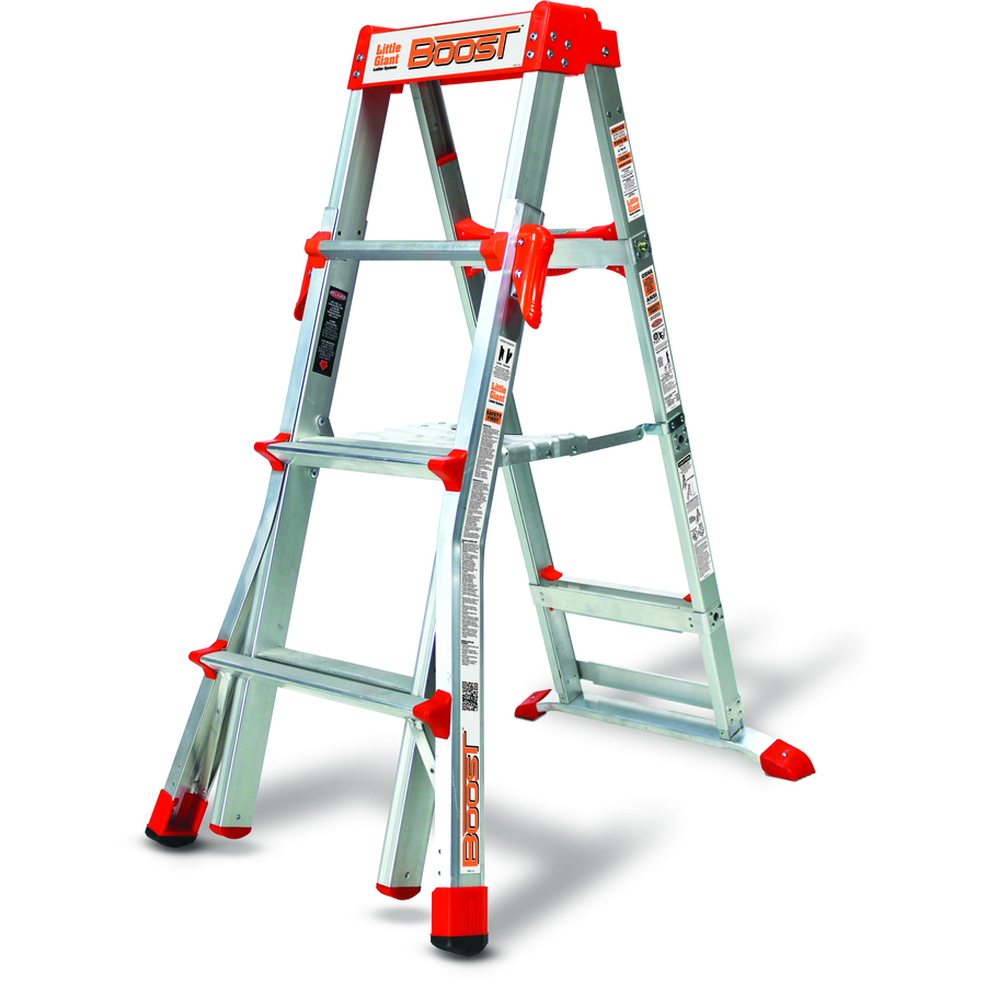Little Giant Ladders 6 ft Aluminum 300 lb Telescoping Type IA Step Ladder