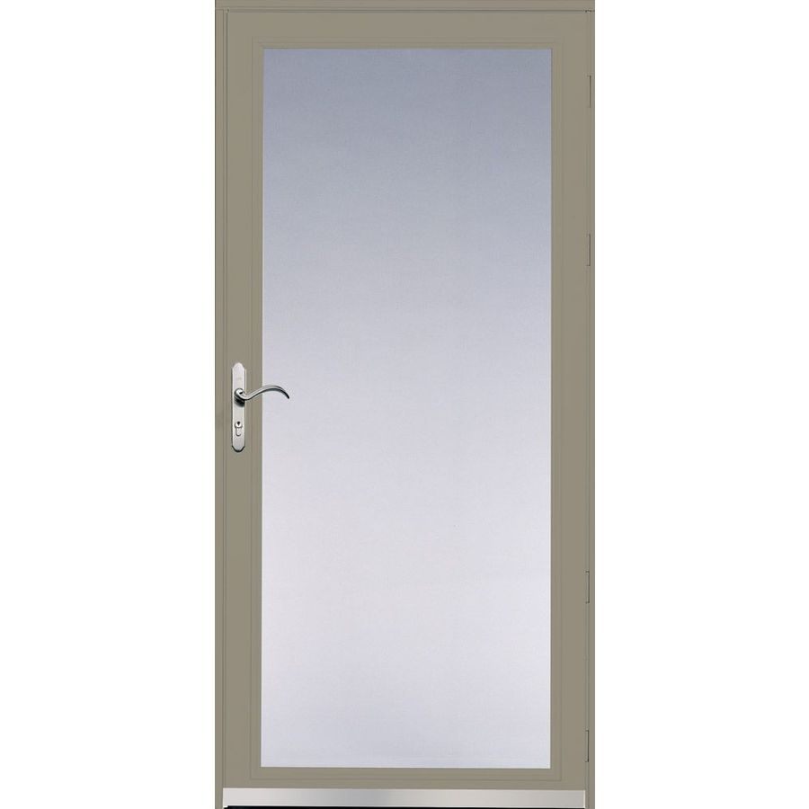 Pella Putty Ashford Full View Safety Storm Door (Common 81 in x 36 in; Actual 81.04 in x 37.35 in)