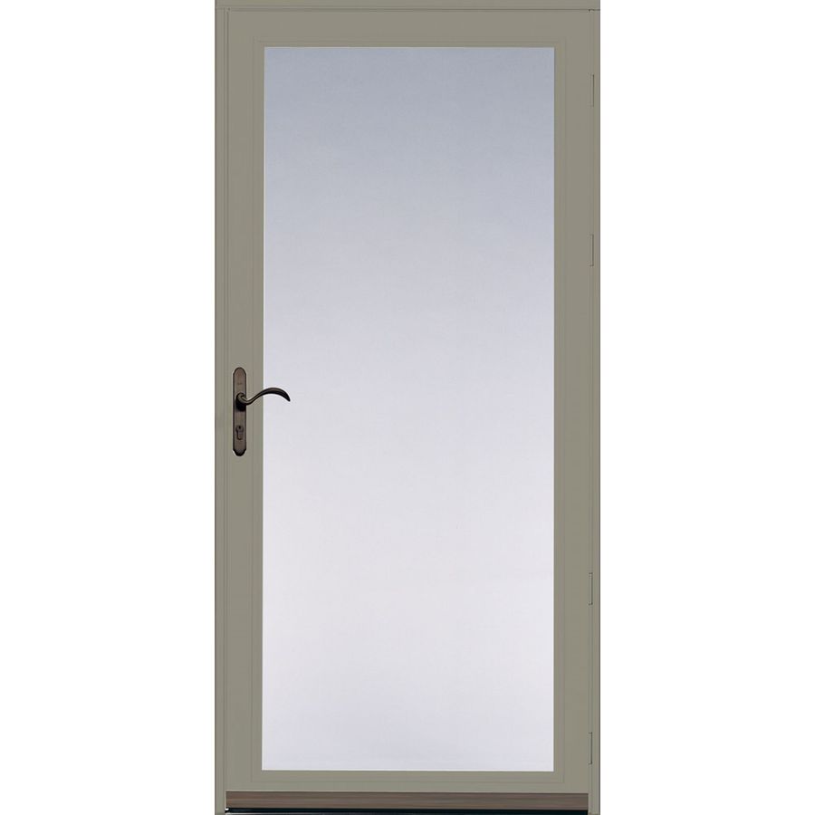 Pella Putty Ashford Full View Safety Storm Door (Common 81 in x 36 in; Actual 81.04 in x 37.35 in)