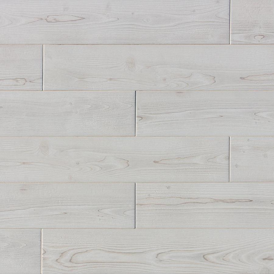 True Porcelain Co Pine Wood White 6 In X Look Tile Sample The Samples Department At Lowes True Porcelain Co Pine Wood White 6 In