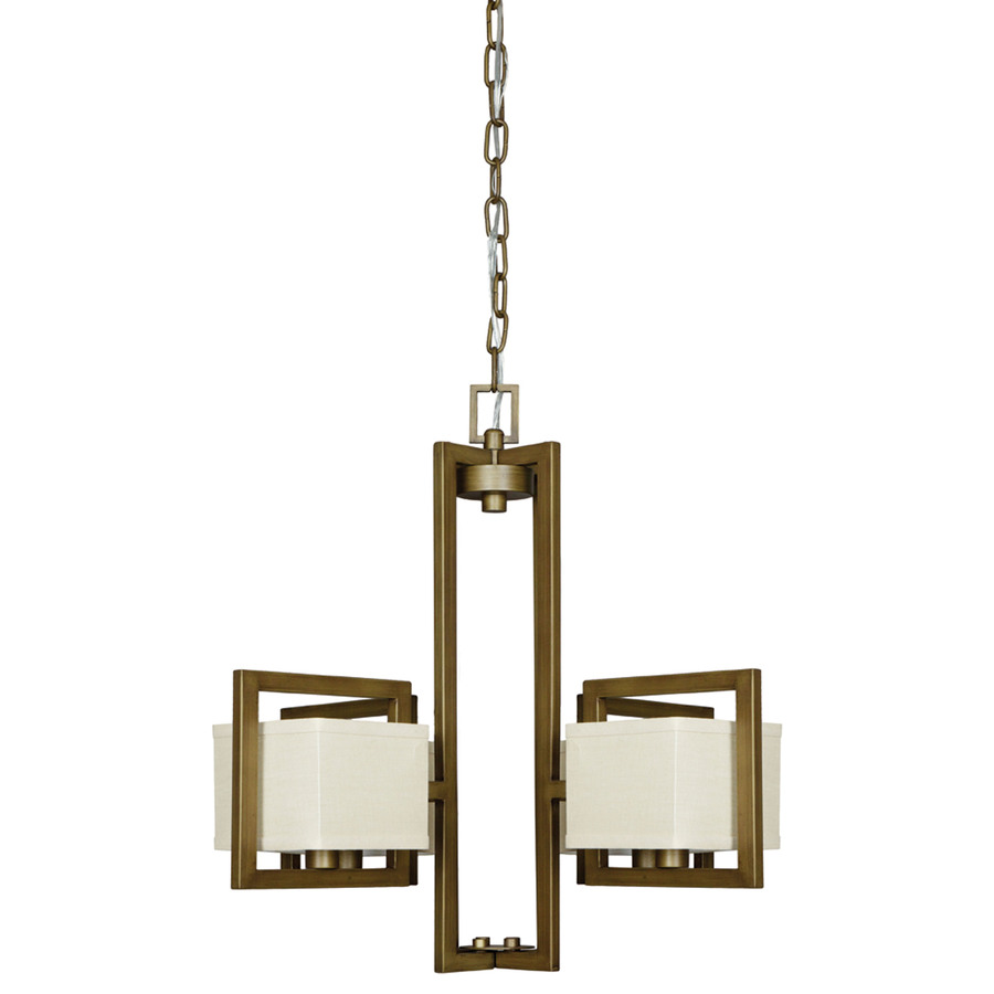 Ashton 4 Light Weather Bronze Chandelier