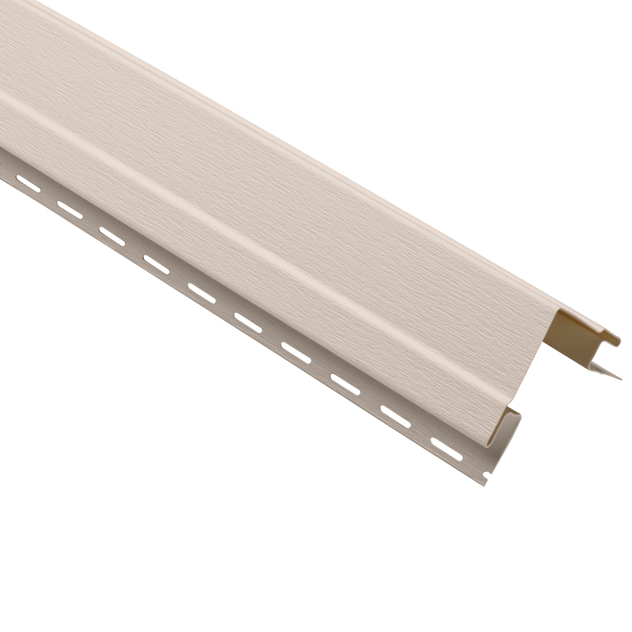 Durabuilt 4 in x 120 in Beige Outside Corner Post Vinyl Siding Trim