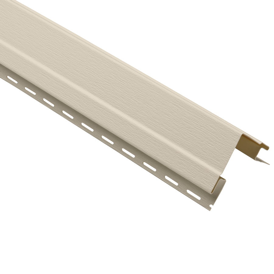 Durabuilt 4 in x 120 in Tan Outside Corner Post Vinyl Siding Trim