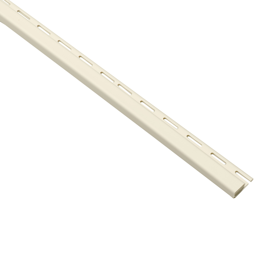 Durabuilt 1.5 in x 150 in Cream Dual Finish Trim Vinyl Siding Trim