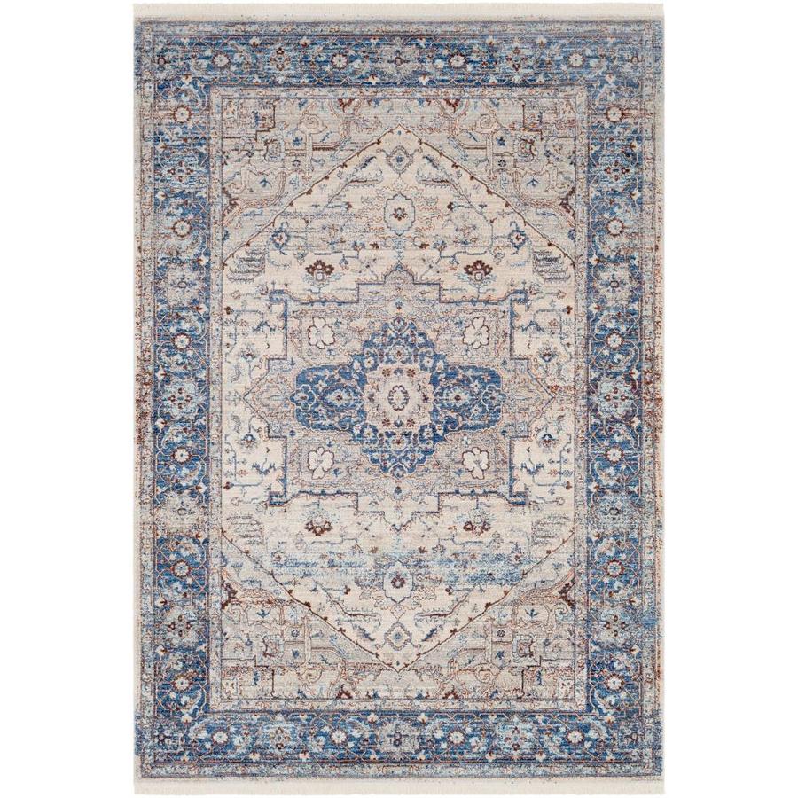 Surya Ephesians 9 x 13 Blue Indoor Medallion Oriental Area Rug | EPC2312-91210