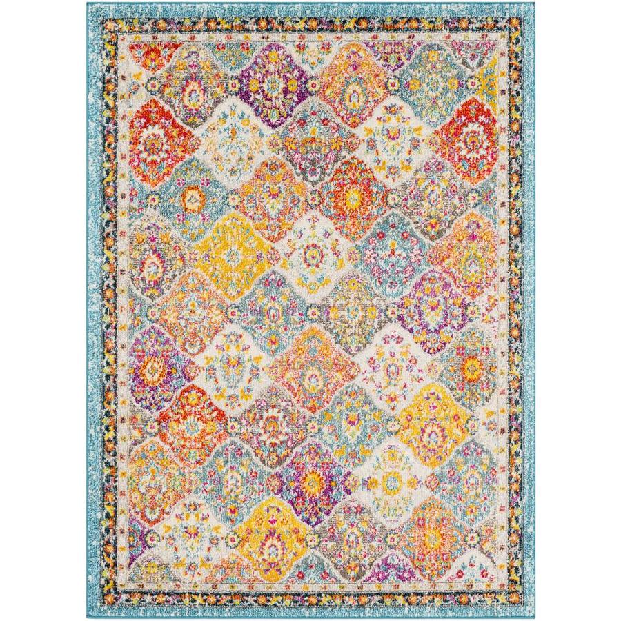 Surya Morocco 8 x 10 Multi Indoor Medallion Oriental Area Rug | MRC2313-710103