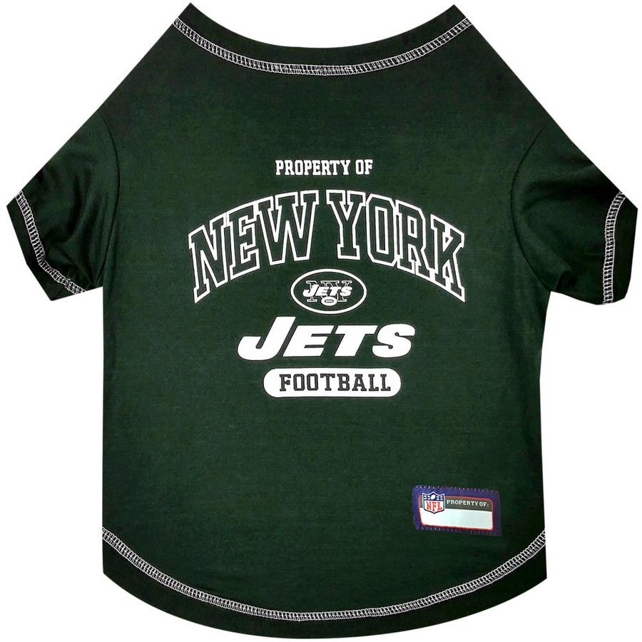 Pets First New York Jets X-Large T-Shirt Cotton in Green | NYJ-4014-XL