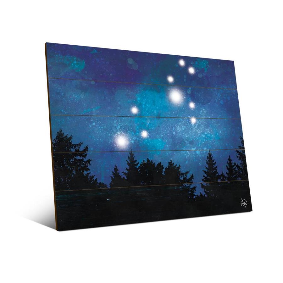 Creative Gallery Leo Sky Frameless 14-in H x 11-in W Novelty Wood Print | GAL000670PLK11X14XX