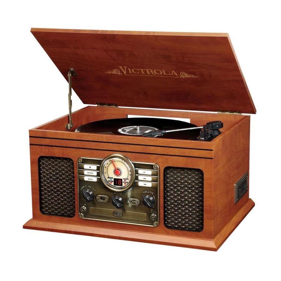 Victrola Brown Turntable (Record Player) | VTA-200B-MAH