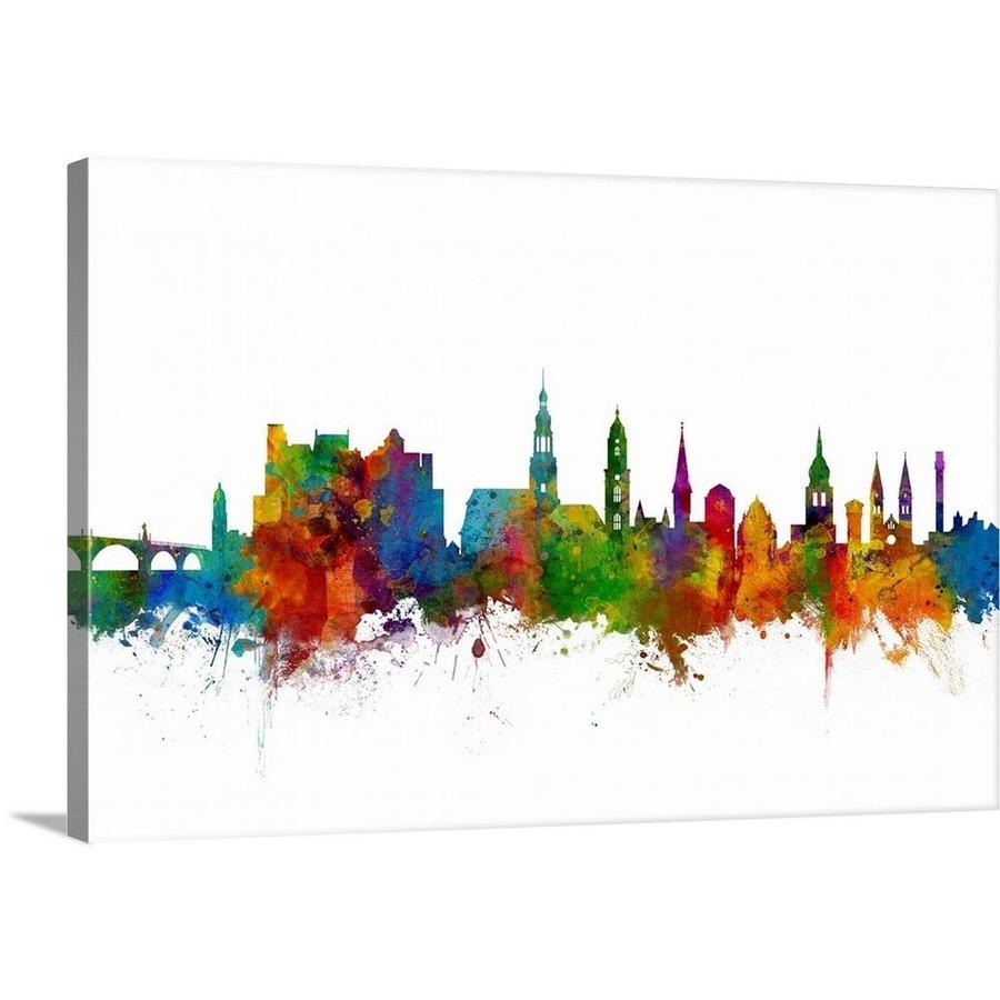 GreatBigCanvas Frameless 20-in H x 30-in W Abstract Canvas Painting | 2526054-24-30X20