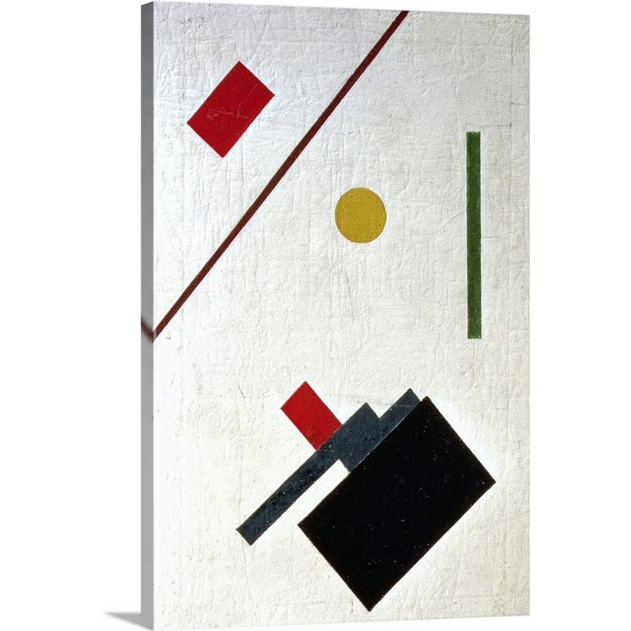 GreatBigCanvas Frameless 24-in H x 16-in W Abstract Canvas Painting | 1021679-24-16X24