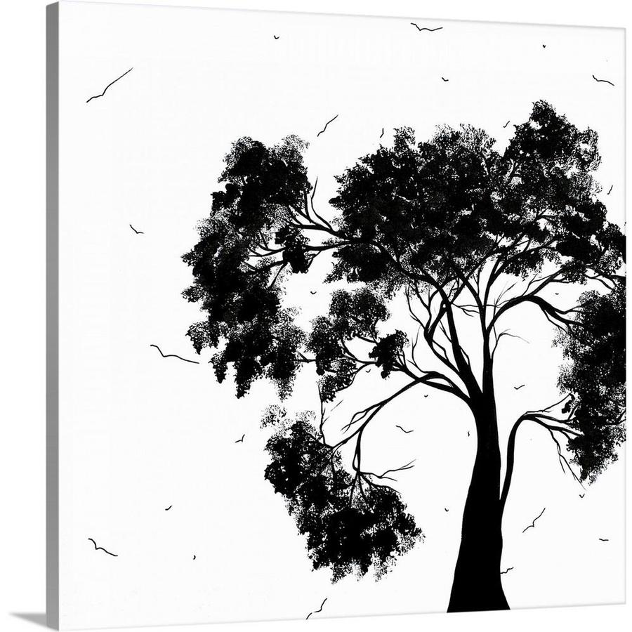 GreatBigCanvas Frameless 36-in H x 36-in W Abstract Canvas Painting | 1906907-24-36X36