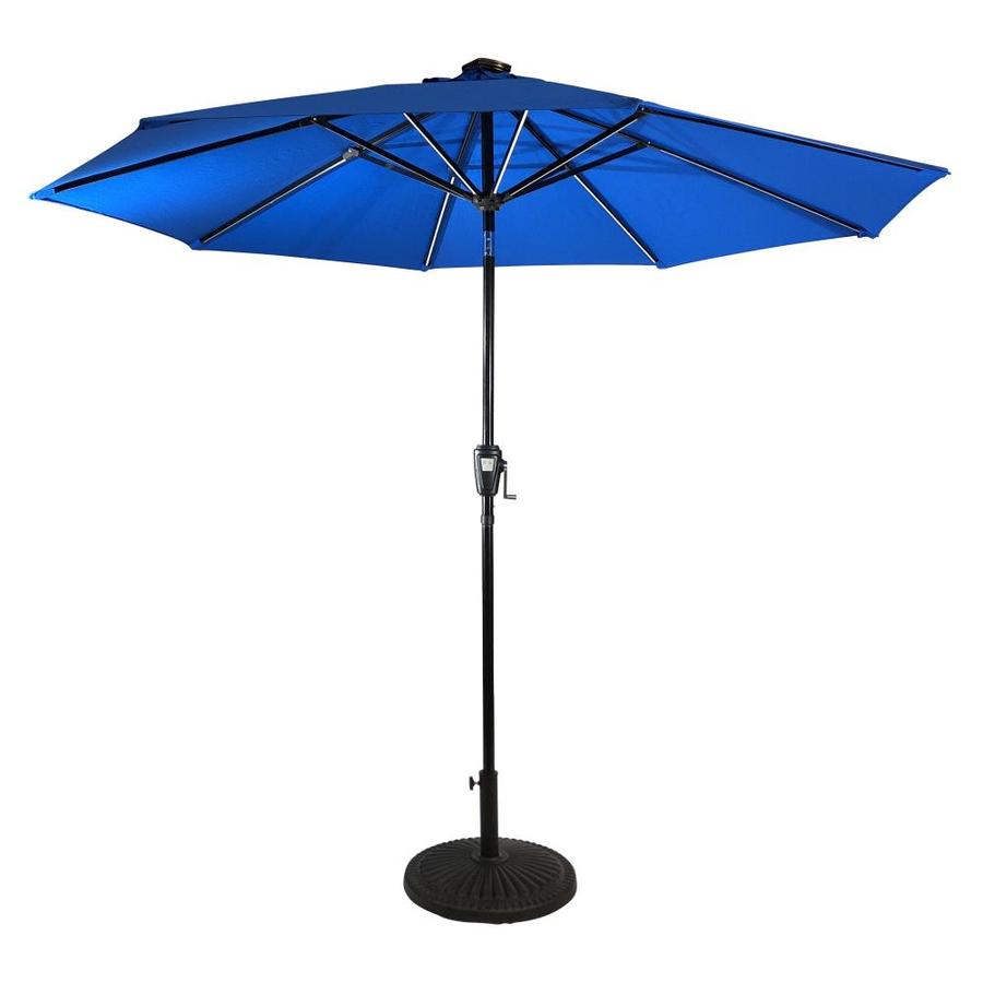 Sun Raysun Ray 106 3 Ft Round Royal Blue With Black Aluminum Frame Solar Powered Push Button Tilt Market Patio Umbrella 8l1055ole Dailymail