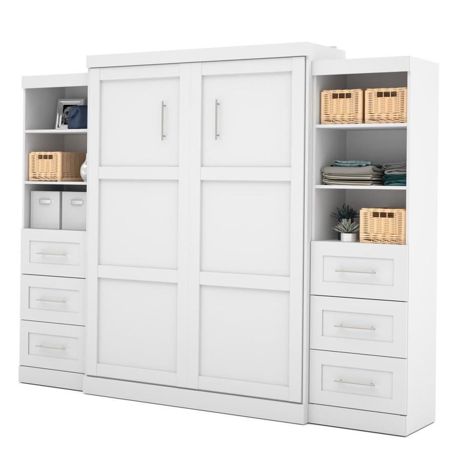 Bestar Pur White Queen Murphy Bed | 26884-17