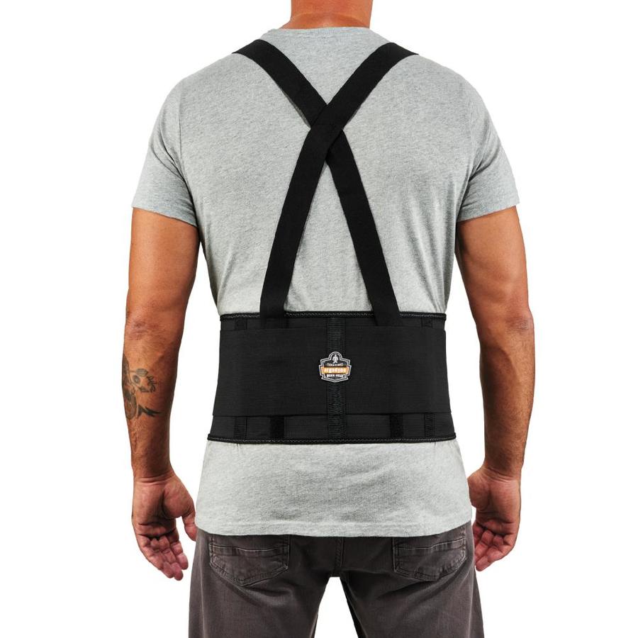 PROFLEX Ergodyne ProFlex 1650 Economy Elastic Back Support Brace, Black, S | 11092