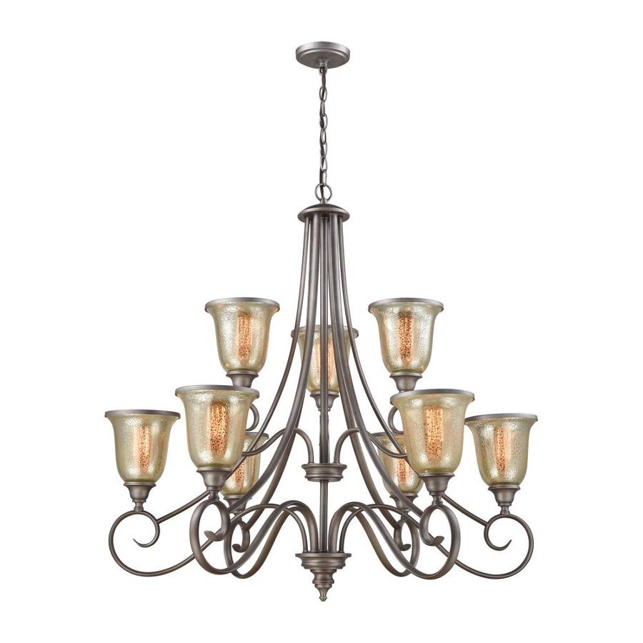 Marya 8 Light Oil Rubbed Bronze Double Beaded Drum Shade Crystal Chandelier Marya 8 Light Oil Rubbed Bronze Double Beaded Drum Shade Crystal Chandelier