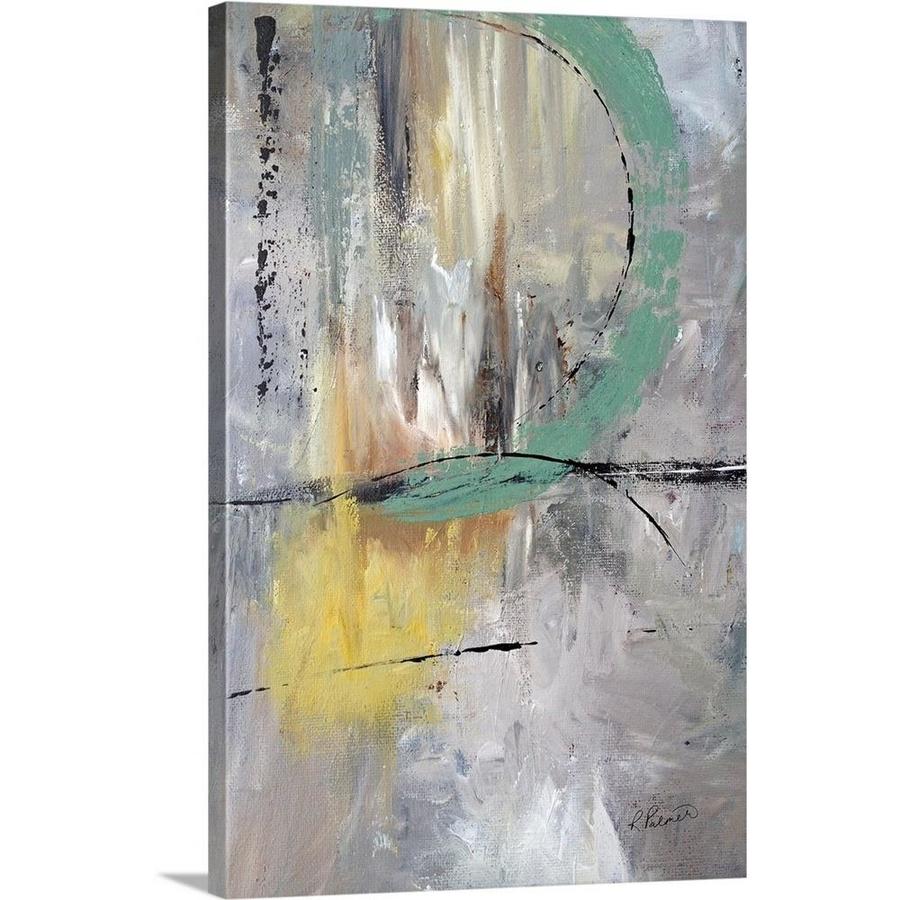 GreatBigCanvas Frameless 36-in H x 24-in W Abstract Canvas Painting | 2074241-24-24X36