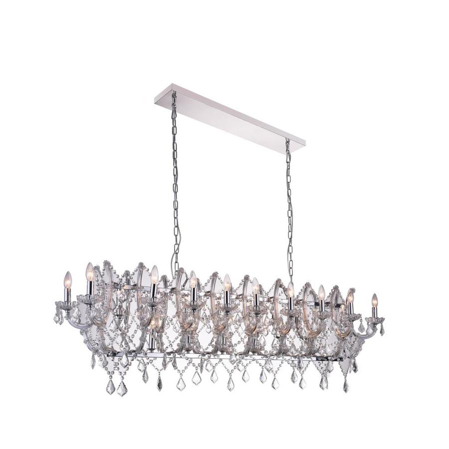 CWI Lighting Amelia 6 Light Chrome Chandelier with Black CWI Lighting Amelia 6 Light Chrome Chandelier with Black