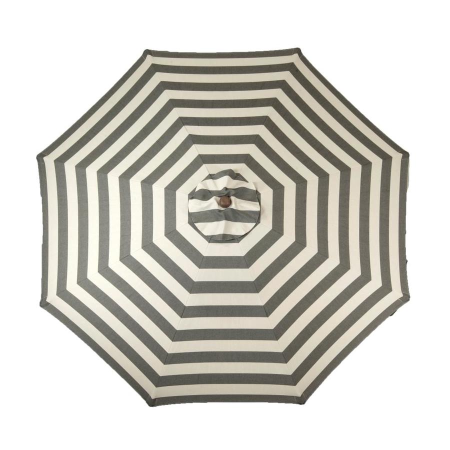 Destinationgeardestinationgear 9 Ft Octagon Black And Ivory With Brown Wood Frame No Tilt Market Patio Umbrella Polyester 1280 Dailymail