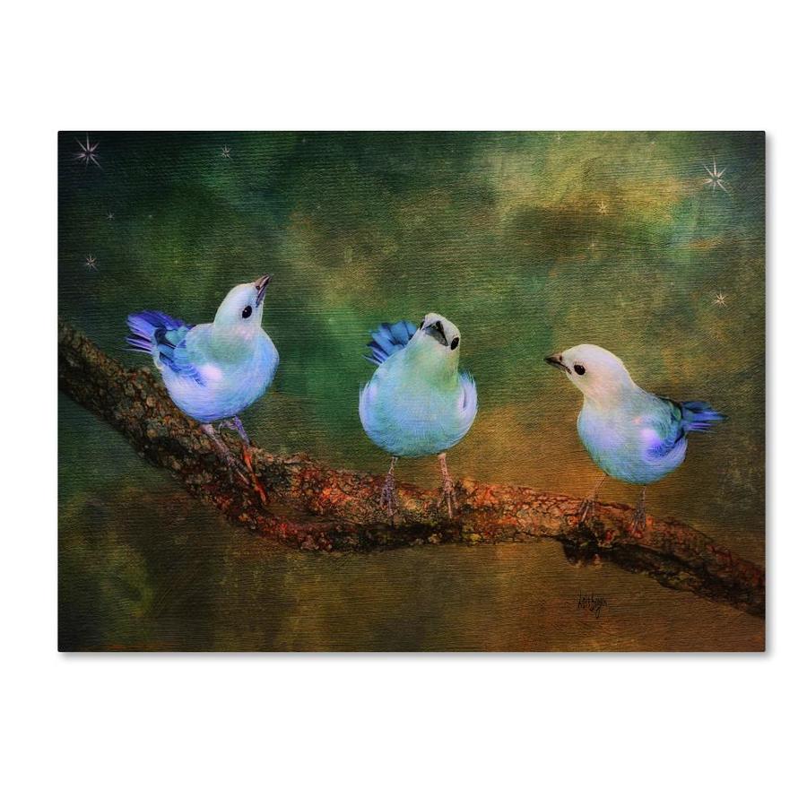 Trademark Fine Art Nature Framed 30-in H x 47-in W Animals Canvas Print | LBR0170-C3047GG