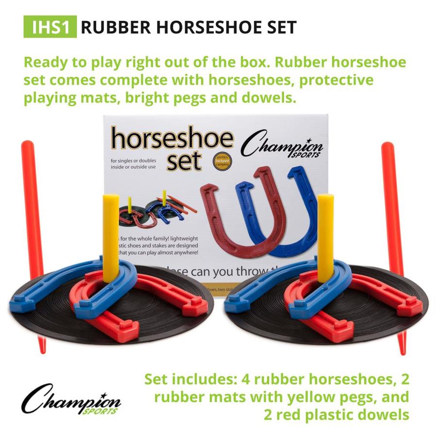 Champion Sports Champion Sports Rubber Horseshoe Set | CHSIHS1