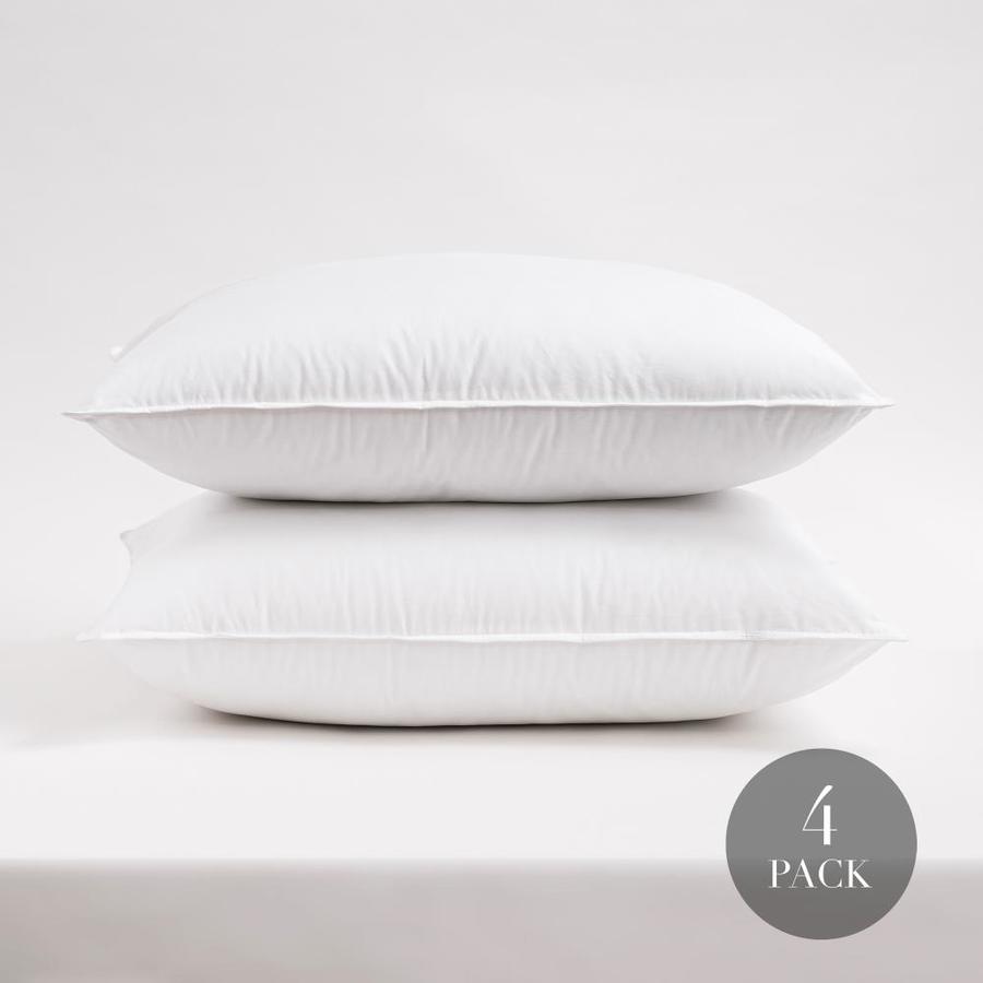 Essentials 4 Pack King Medium Down Shop Sleep Innovations Bed Pillows on