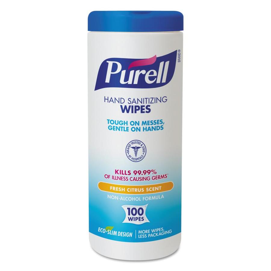 PURELL 12 Count 157.6 oz Fresh Citrus Hand Sanitizer Wipes