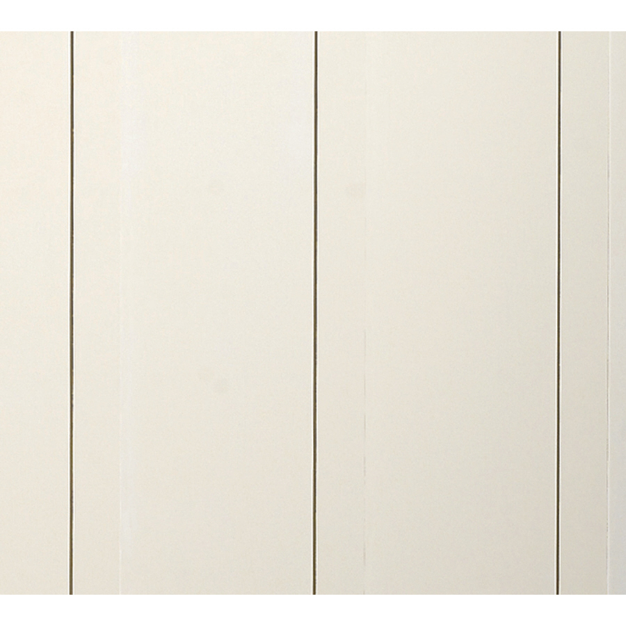 EverTrue 0.37 in x 10.17 in x 8 ft Primed White MDF Wall Panel