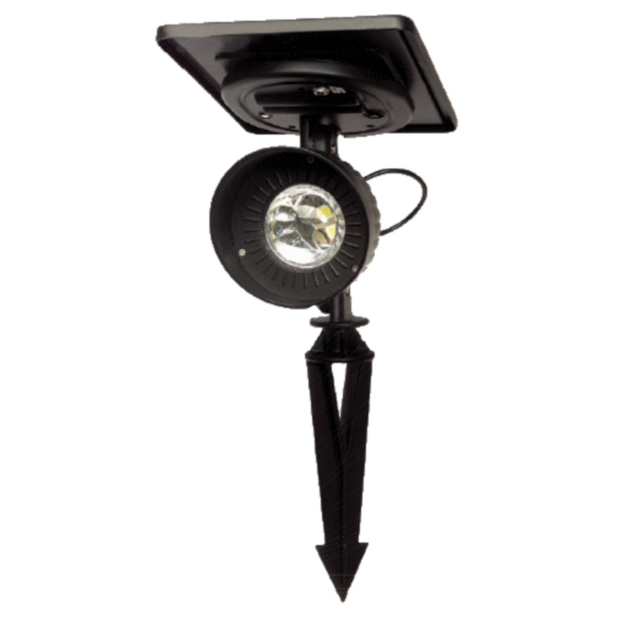 Gama Sonic Black Solar Powered LED SpotLight