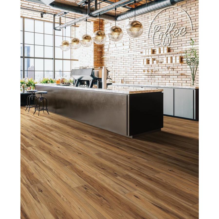 SMARTCORE Pro 5-Piece 5.5-in x 5.5-in Toasted Eucalyptus Luxury Vinyl Plank Flooring SMARTCORE Pro 5-Piece 5.5-in x 5.5-in Toasted Eucalyptus Luxury Vinyl Plank Flooring
