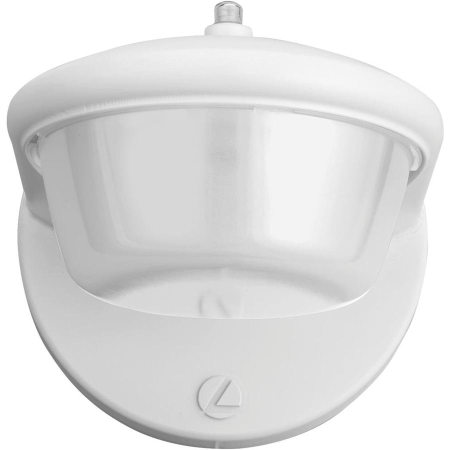 Lithonia Lighting 4.92-in H White LED Outdoor Wall Light | OVSCLEDP140K120PEWH
