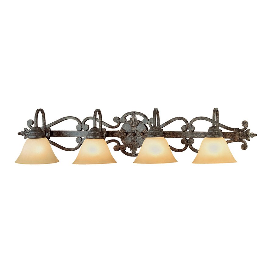 Millennium Lighting 4 Light Burnished Gold Bathroom Vanity Light