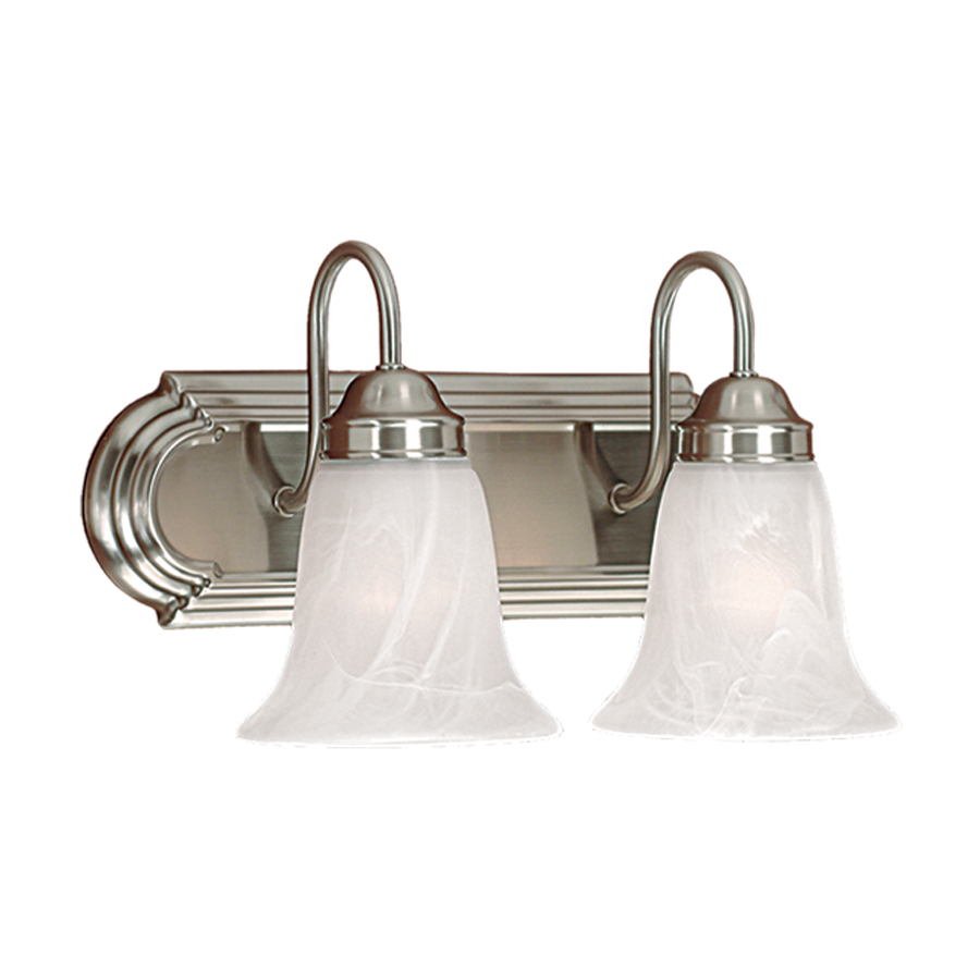 Millennium Lighting 2 Light Satin Nickel Bathroom Vanity Light