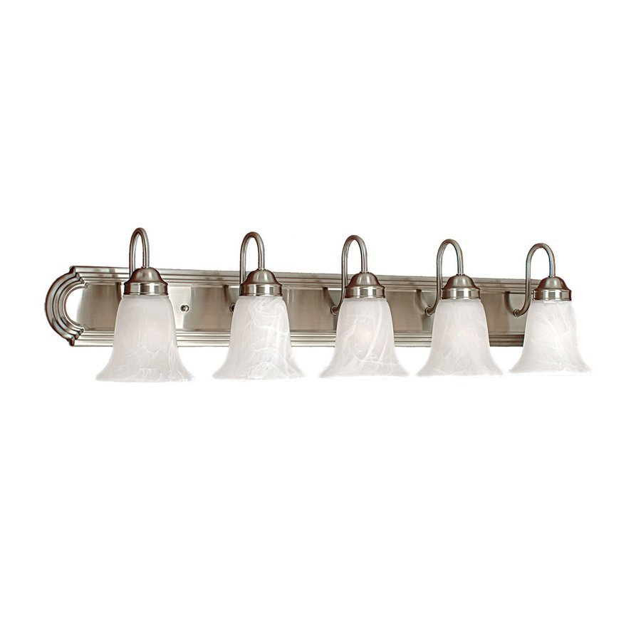 Millennium Lighting 5 Light Satin Nickel Bathroom Vanity Light