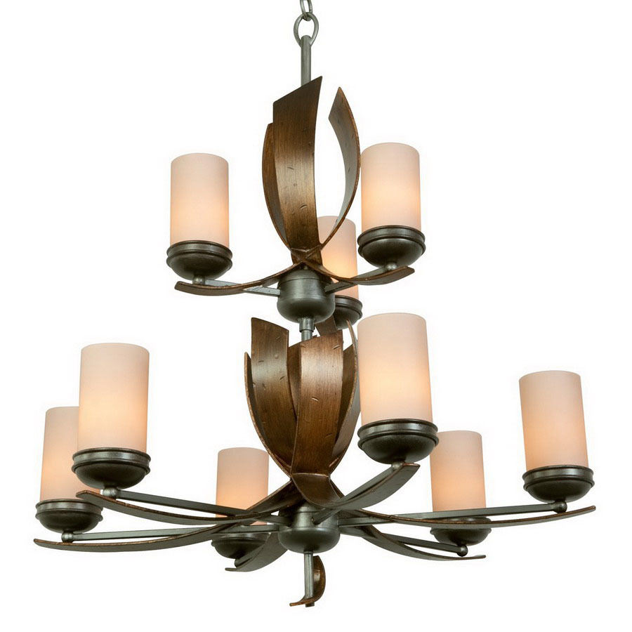 Varaluz 9 Light Aizen Aspen Bronze Chandelier