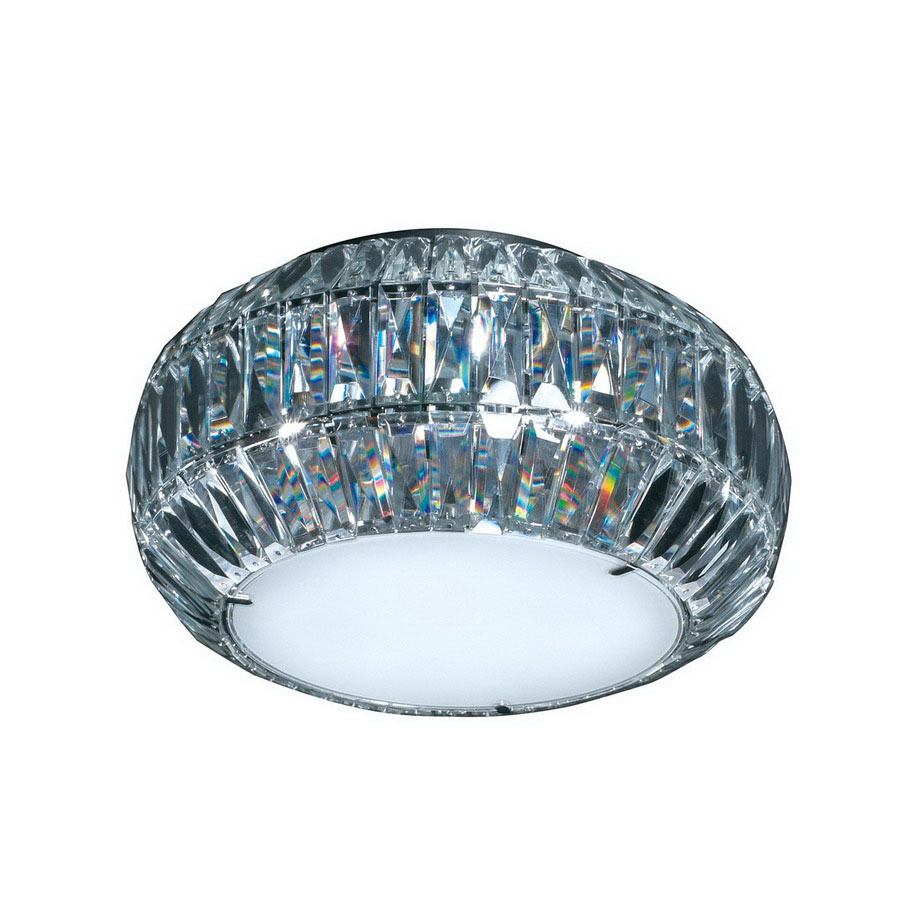 Artcraft Lighting 13 1/2 in W Crystal Ceiling Flush Mount