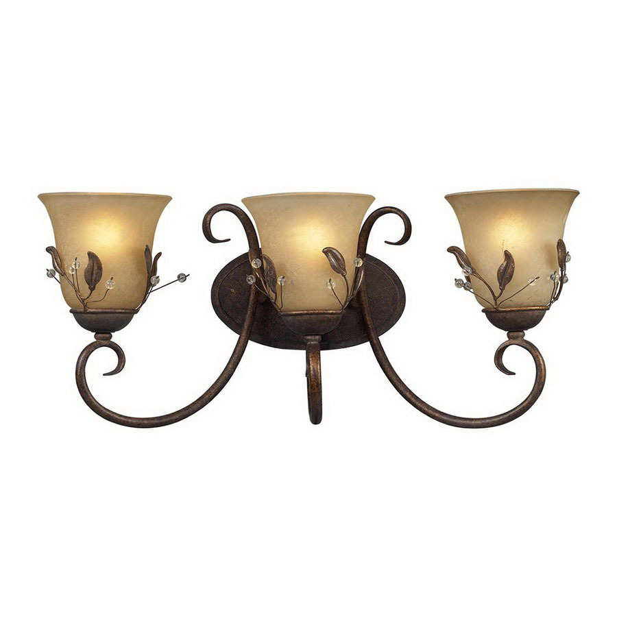 Z Lite 3 Light Coventry Antique Gold Bathroom Vanity Light